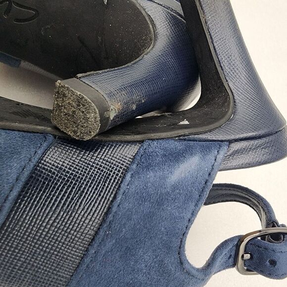 Clarks Womens Laureti Joy Pump Size 5 Blue - Picture 11 of 11